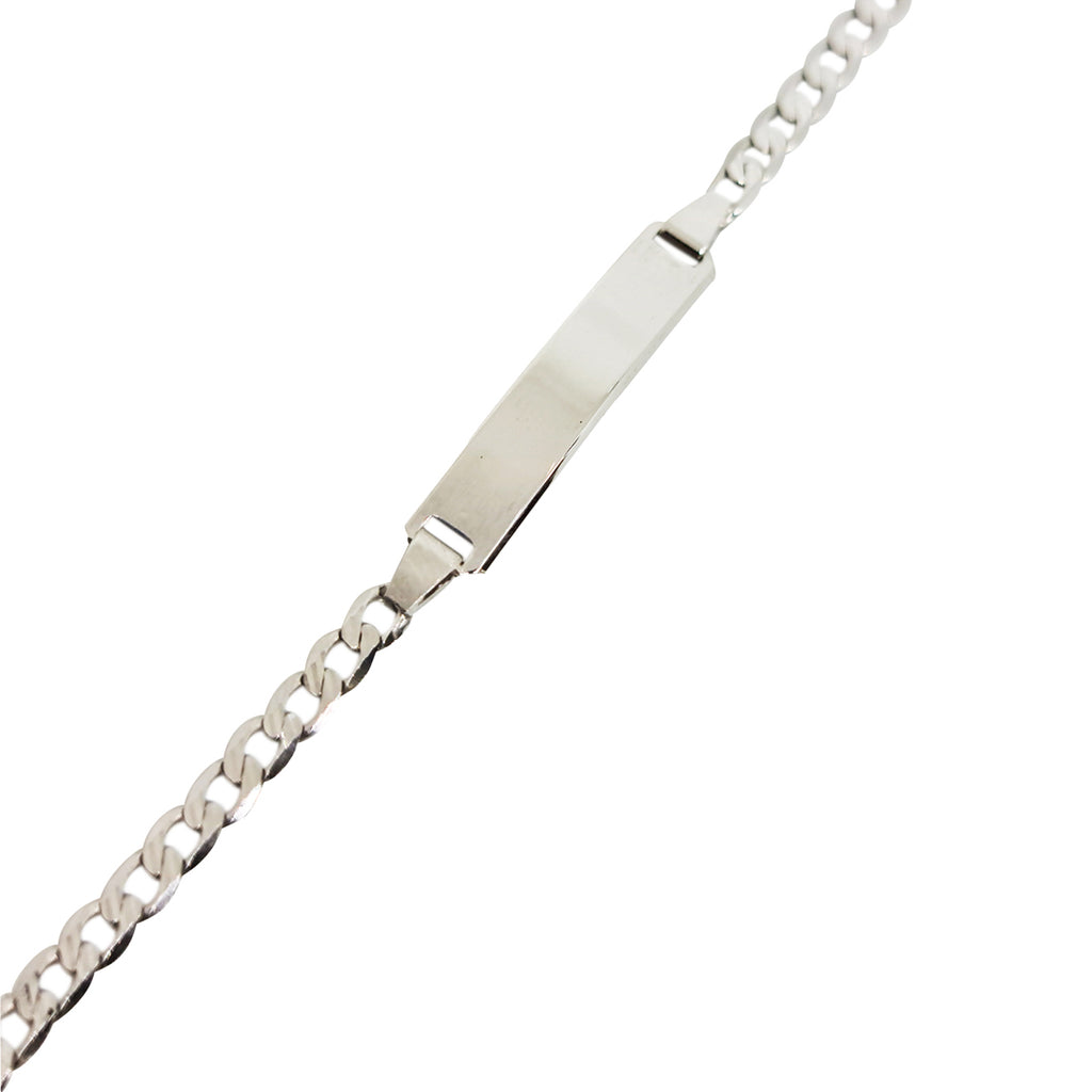 Esclava Oro Blanco Relimada 14k