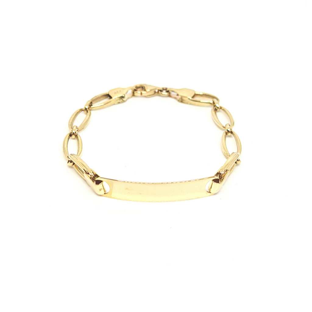 Esclava Oro Amarillo Eslabones 14k